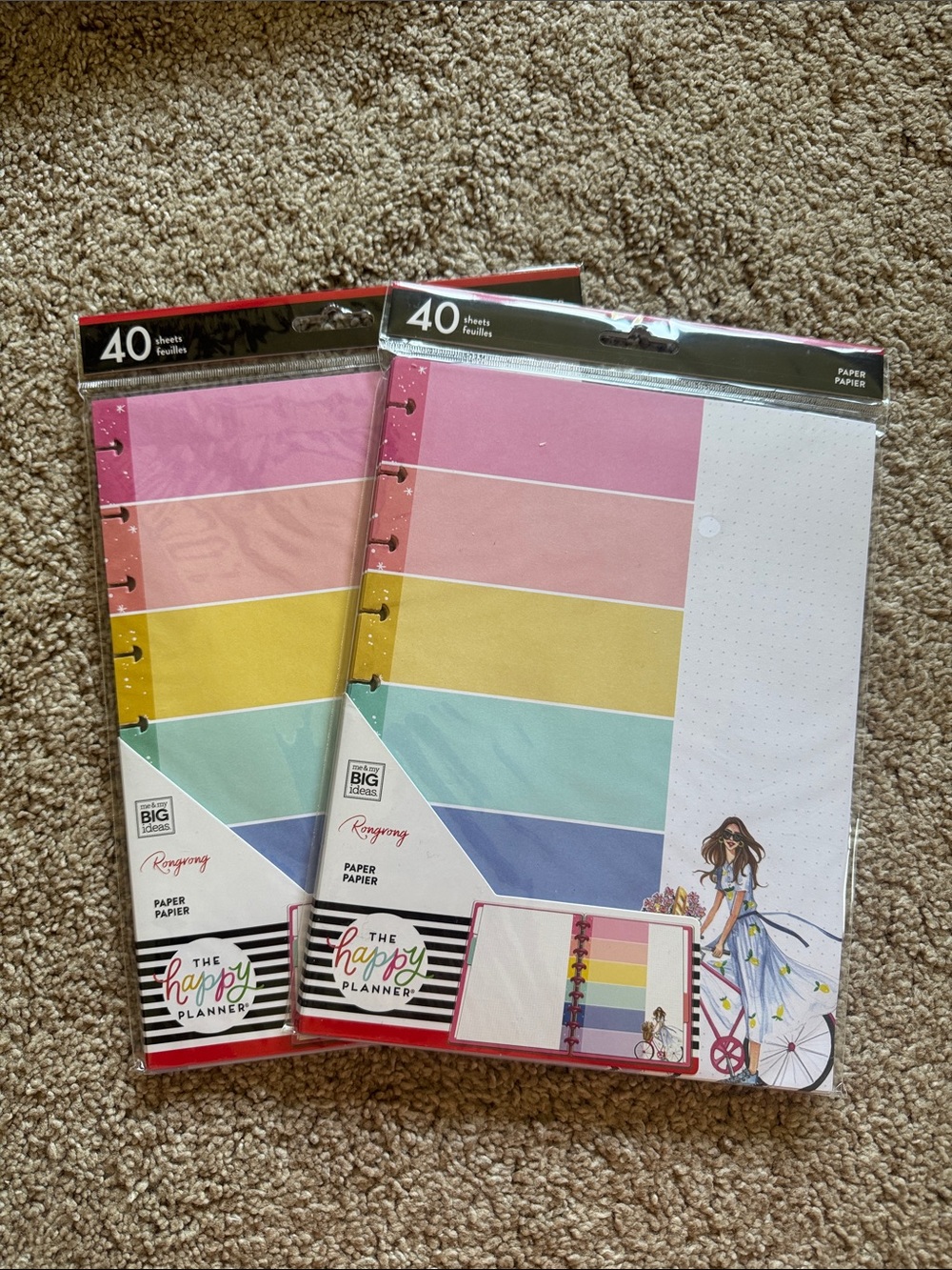 The Happy Planner Pastel Discbound Notes Pack - Classic Planner
